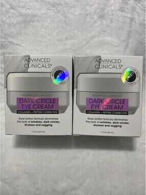 Bundle of 2 Brand New Advanced Clinicals‎ Dark Circles Eye Cream
